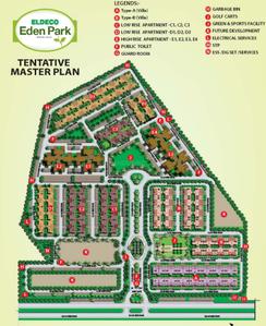 Project Image of 1080.0 - 1440.0 Sq.ft 2.5 BHK Apartment for buy in Eldeco Eden Park Apartment
