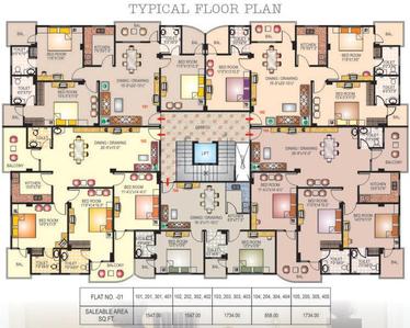 Project Image of 858.0 - 1734.0 Sq.ft 2 BHK Apartment for buy in Dreamax Star Excellency