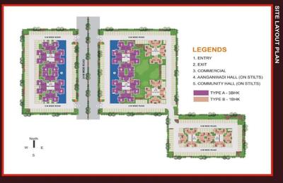 Project Image of 450 Sq.ft 1 BHK Apartment / Flat for sale in Sector 82 for Rs. 3400000