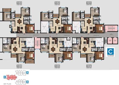Project Image of 1073.0 - 1531.0 Sq.ft 2 BHK Apartment for buy in Vaishnavi Oasis