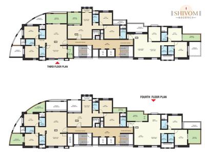 Project Image of 587.0 - 1295.0 Sq.ft 2 BHK Apartment for buy in Space Shivom Regency