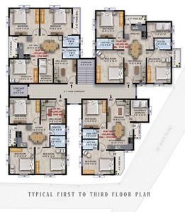 Project Image of 977.0 - 2149.0 Sq.ft 2 BHK Apartment for buy in My Hill Nest Ph II