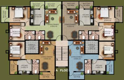 Project Image of 732.0 - 1012.0 Sq.ft 1 BHK Apartment for buy in Civilco Engineers and Associates Empire Village Phase II