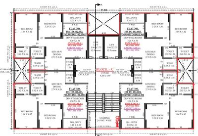 Project Image of 636.69 - 849.49 Sq.ft 2 BHK Apartment for buy in Presha The Front