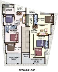 Project Image of 840.0 - 1225.0 Sq.ft 2 BHK Apartment for buy in Avittam Nandanar