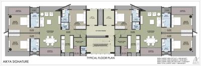Project Image of 1335.0 - 2075.0 Sq.ft 3 BHK Apartment for buy in Aikya Signature