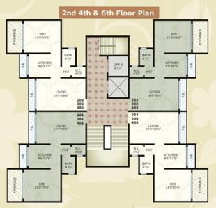 Project Image of 0.0 - 339.0 Sq.ft 1 BHK Apartment for buy in Shree Durga Nagar Complex