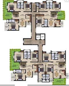 Project Image of 1880.0 - 2615.0 Sq.ft 3 BHK Apartment for buy in Panchratna Heritage