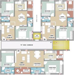 Project Image of 975.0 - 1155.0 Sq.ft 2 BHK Apartment for buy in CREO Westend Avenue