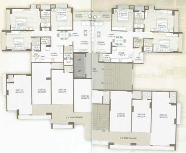 Project Image of 1296.0 - 1890.0 Sq.ft 2 BHK Apartment for buy in Dalal Yogeshwar Eminence