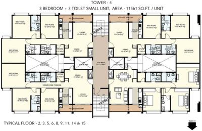 Project Image of 485.0 - 2471.0 Sq.ft 1 BHK Apartment for buy in Vista Heights