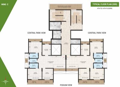 Project Image of 1132 Sq.ft 2 BHK Apartment / Flat for sale in Kharghar for Rs. 28000000