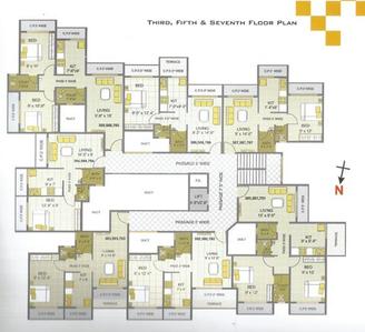 Project Image of 665.0 - 1030.0 Sq.ft 1 BHK Apartment for buy in Divya Residency