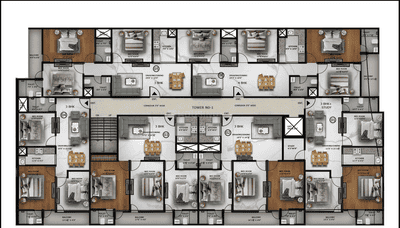 Project Image of 1600 Sq.ft 3 BHK Apartment / Flat for sale in Sector 51 for Rs. 7000000
