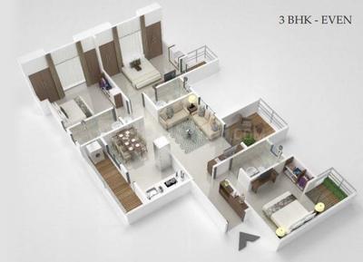Project Image of 652.83 - 840.02 Sq.ft 2 BHK Apartment for buy in Suyog Padmavati Hills A D H