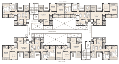Project Image of 472.0 - 754.0 Sq.ft 1 BHK Apartment for buy in Essen Aishwaryam Courtyard 2