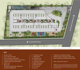 Project Image of 1740.0 - 1760.0 Sq.ft 3 BHK Apartment for buy in Spectra Parijatha