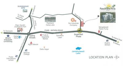 Panchratna Hills Location Plan 1