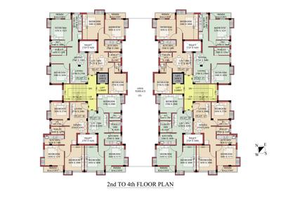 Project Image of 596.4 - 663.25 Sq.ft 2 BHK Apartment for buy in Buildheaven Ganga Greens