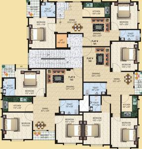 Project Image of 480.0 - 1800.0 Sq.ft 1 BHK Apartment for buy in Chhitij Floors Surendra Sunrise Enclave