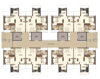 Project Image of 0.0 - 583.0 Sq.ft 2 BHK Apartment for buy in Chandak Next Wing B