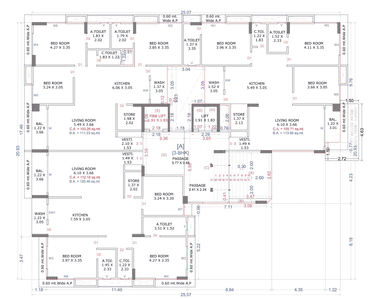 Project Image of 1111.48 - 1207.5 Sq.ft 3 BHK Apartment for buy in Balaji Silver Classima
