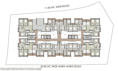 Project Image of 662.26 - 980.23 Sq.ft 2 BHK Apartment for buy in Pioneer The View