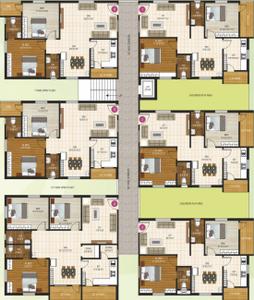 Project Image of 1150.0 - 1530.0 Sq.ft 2 BHK Apartment for buy in Gothic Parnakuteer
