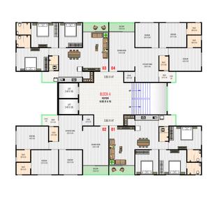 Project Image of 0.0 - 855.84 Sq.ft 3 BHK Apartment for buy in Nilkanth Vihar