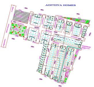 ESCON Adithya Homes Layout Plan 1