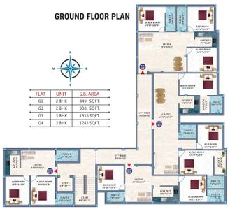 Project Image of 849.0 - 1635.0 Sq.ft 2 BHK Apartment for buy in Aashra Jayanti Enclave
