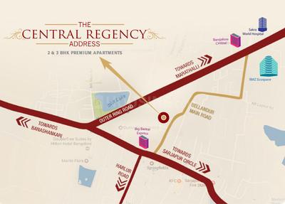 Project Image of 994.0 - 2200.0 Sq.ft 2 BHK Apartment for buy in The Address The Central Regency Address