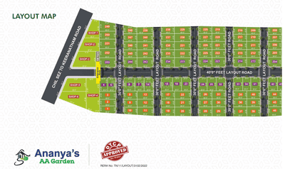 Project Image of 1409.0 - 2570.0 Sq.ft Residential Plot Plot for buy in Ananyas AA Garden