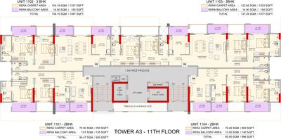 Project Image of 743.89 - 1973.02 Sq.ft 2 BHK Apartment for buy in Adani Atelier Greens