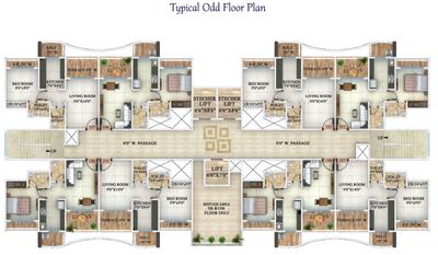 Project Image of 381.15 - 500.19 Sq.ft 1 BHK Apartment for buy in Parijas Zenith