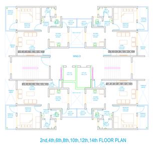 Project Image of 625.0 - 656.0 Sq.ft 2 BHK Apartment for buy in Sai Siddhi Casalino Towers Phase II