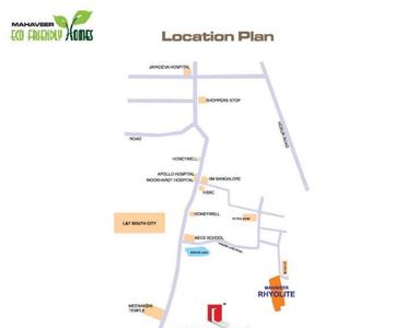 Project Image of 1088.0 - 1462.0 Sq.ft 2 BHK Apartment for buy in Mahaveer Rhyolite