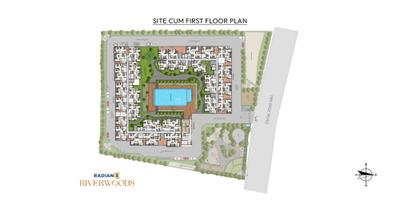 Project Image of 1062.0 - 1560.0 Sq.ft 2 BHK Apartment for buy in Radiance Riverwoods
