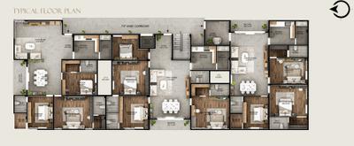 Project Image of 2186.0 - 2386.43 Sq.ft 3 BHK Apartment for buy in Soul Arbor