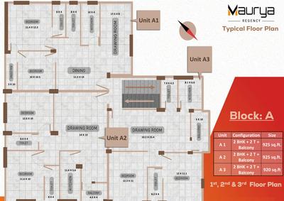 Project Image of 920.0 - 1321.0 Sq.ft 2 BHK Apartment for buy in Multicon Maurya Regency