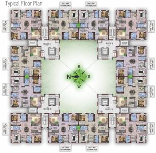 Project Image of 1372.0 - 1426.0 Sq.ft 3 BHK Apartment for buy in OM Shakthy Santha Towers Phase III