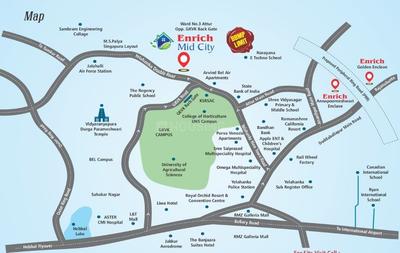 Project Image of 800.0 - 1200.0 Sq.ft Residential Plot Plot for buy in Enrich Midcity