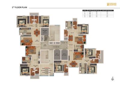 Project Image of 480.0 - 1505.0 Sq.ft 2 BHK Apartment for buy in Dreams Empire