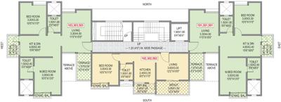 Project Image of 473.0 - 751.0 Sq.ft 1 BHK Apartment for buy in SR Anand Residency A B C