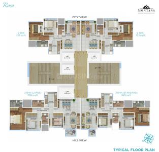 Project Image of 594.0 - 1952.0 Sq.ft 2 BHK Apartment for buy in Sheth Montana
