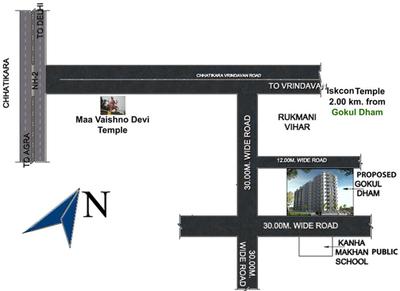 Project Image of 428.0 - 1069.0 Sq.ft 1 RK Apartment for buy in KMF Gokul Dham