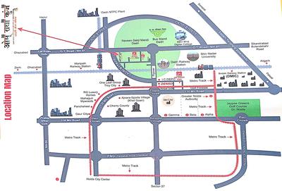 Om Radha Kunj Location Plan 1