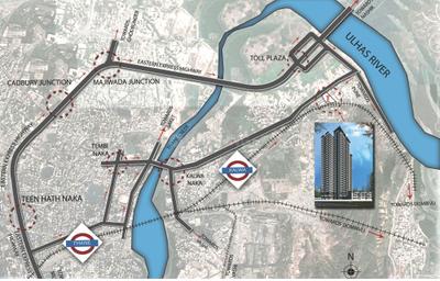 Project Image of 700 Sq.ft 2 BHK Apartment / Flat for sale in Kalwa for Rs. 12000000