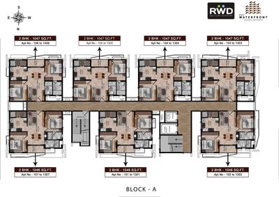 Project Image of 1046.0 - 2185.0 Sq.ft 2 BHK Apartment for buy in RWD Waterfront