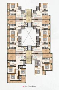 Project Image of 378.0 - 450.0 Sq.ft 1 BHK Apartment for buy in Walekar Dynasty